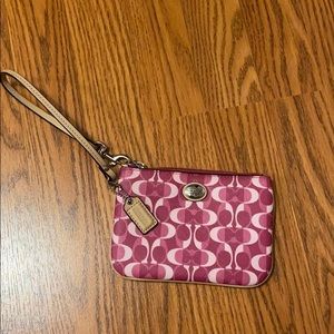 Coach mini wallet
